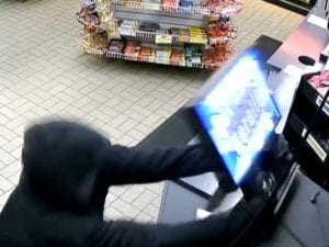 Watch: after finding out how hard it is to break into atm, thieves just steal the whole thing at next step