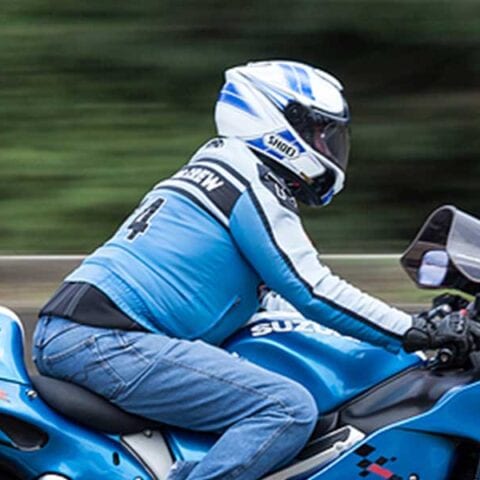 Man on crotch rocket thought he could out run fair lawn police, he was wrong - photo licensed by shore news network.