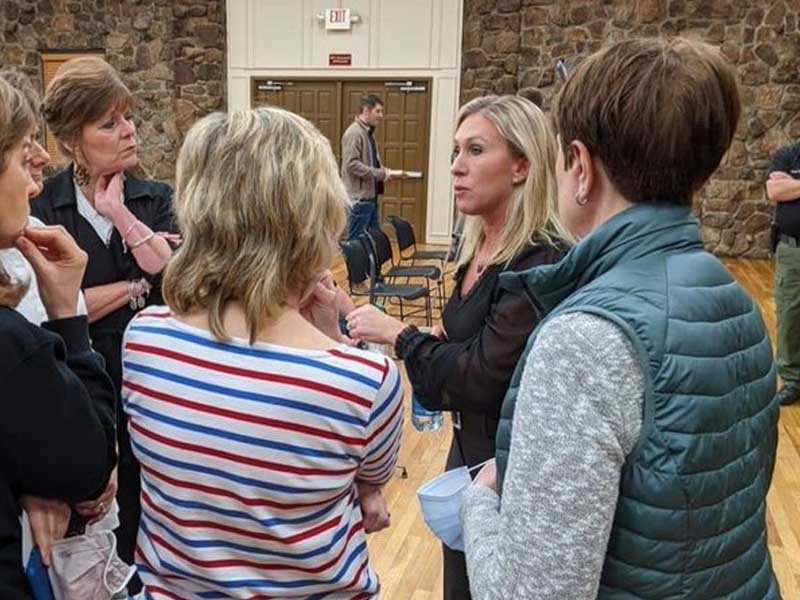 Marjorie Taylor Greene rips DC Democrats after hosting town hall in Rome
