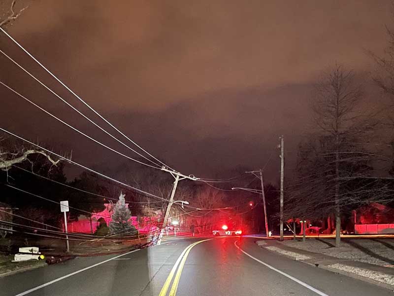 Overnight power outage in Toms River caused by inattentive drunk driver police say