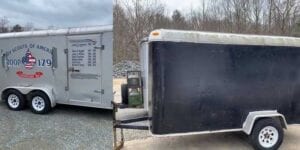 Stolen boy scout trailers found