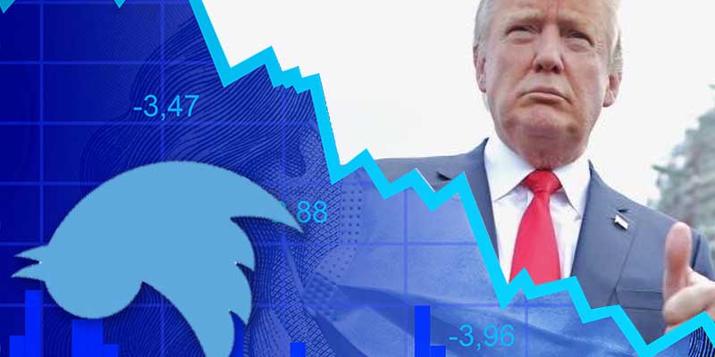 Twitter stock takes 10% nose dive after banning Trump, conservatives, loses $5 billion