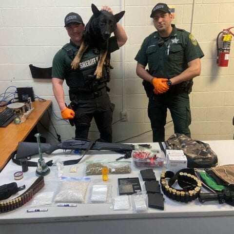 Police k-9 calum helps make drug arrest in citrus county - photo licensed by shore news network.