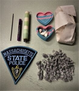 Mass. Police bust female coke dealer who used cute heart shaped container to hide drugs