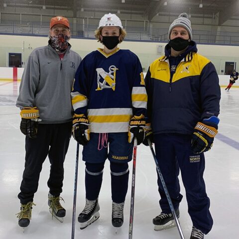 Toms river north's cole schneider scores 200th career point on the ice - photo licensed by shore news network.