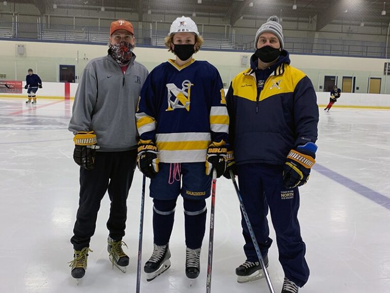 Toms river north's cole schneider scores 200th career point on the ice - photo licensed by shore news network.