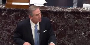 Watch as trump lawyer schools democrat house managers on the law