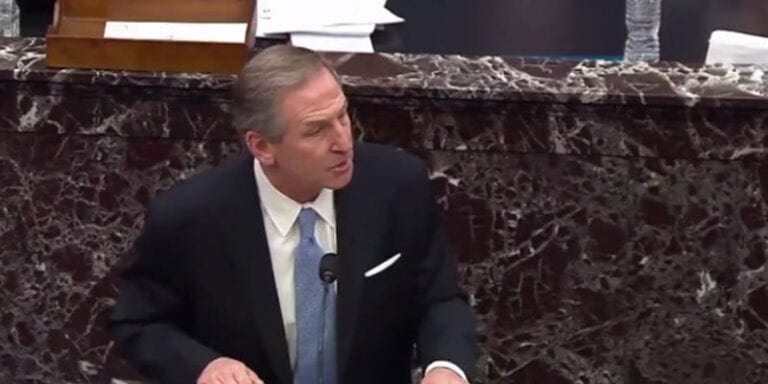 Watch as trump lawyer schools democrat house managers on the law - photo licensed by shore news network.