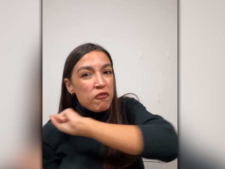 New york congresswoman ocasio-cortez upset over possible increase in coffee price, remained relatively silent during bidenflation - photo licensed by shore news network.