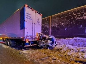 Two critically injured in crash on i-80 near gary