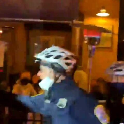 Blm/antifa shout "burn it down" in dc, clash with police as protest marches down new hampshire avenue - photo licensed by shore news network.