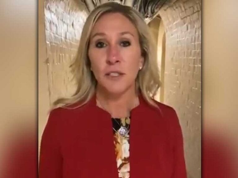 Did congresswoman marjorie greene really say jewish space lasers started california wildfires? - photo licensed by shore news network.