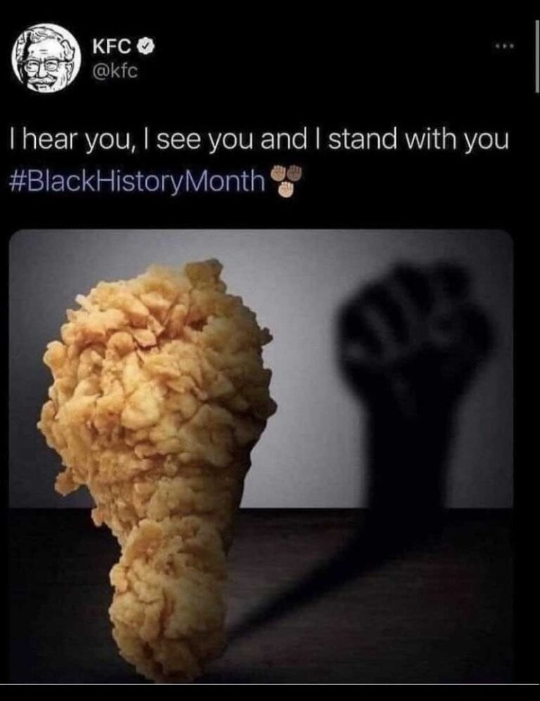 Fact check: did kfc run this horrible, racist ad to commemorate black history month? - photo licensed by shore news network.