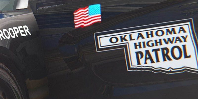 Oklahoma Highway Patrolman Injured by Another Chasing Suspect Driving Stolen Police Charger