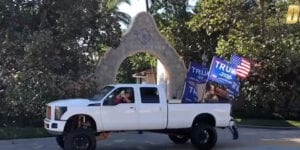 Trump jr: "the spirit here is amazing! " as he celebrated president's day with dad donald and a trump parade