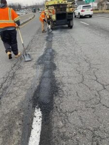 Breaking: nj dot fixes pothole on route 9 in south amboy