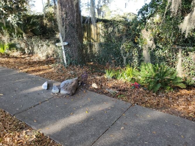 Vandals destroy memorial for fallen Gainesville Police Officer Scott Baird