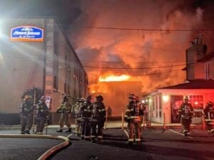 Fire guts new jersey howard johnson