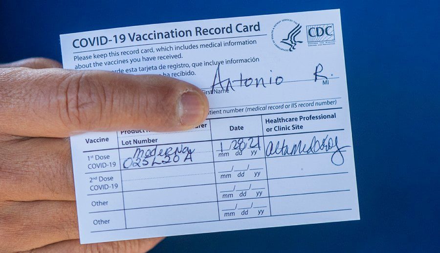 CDC warns, don't share your vaccination card online
