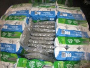 1200 pounds of weed worth 4M hidden in paper towel shipment seized