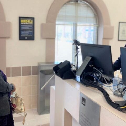 Border patrol rolls out high-tech touchless travel system to simplify border crossings - photo licensed by shore news network.