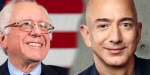 Amazon schools bernie sanders on minimum wage posturing
