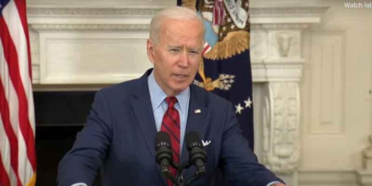 Photos taken of joe biden's press conference cheat sheets, including names and pictures of reporters - photo licensed by shore news network.