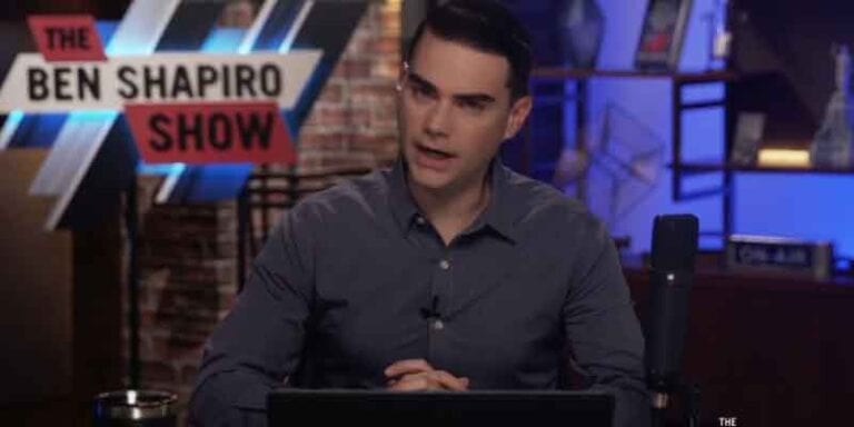 Ben shapiro on biden's "radical, lying" press conference - photo licensed by shore news network.