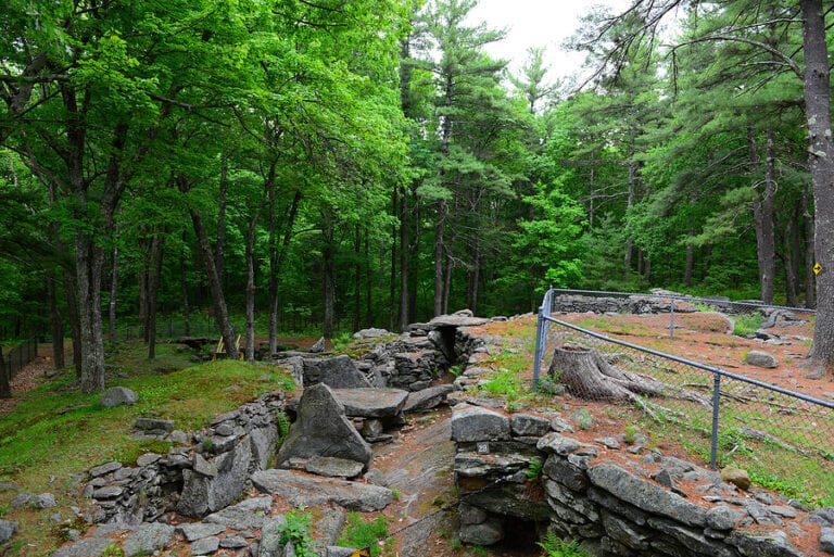 New jersey man arrested for vandalizing america's stonehenge in new hampshire - photo licensed by shore news network.