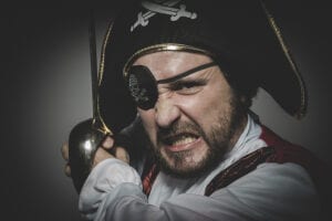 Pittsburgh's pirates lose their eye patches after feds seize shipment