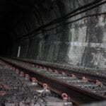 Stock Photo: Train tunnel