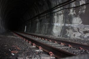 Stock photo: train tunnel