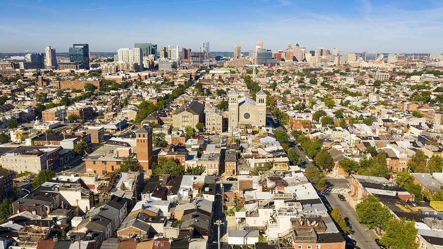 Man shot dead in the street in Baltimore's Inner Harbor area