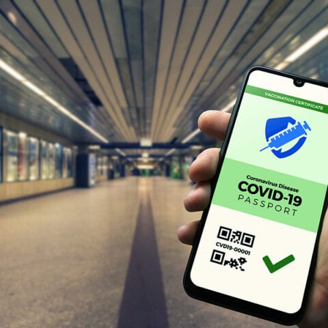 Biden working with private contractor to develop covid-19 passport system, report - photo licensed by shore news network.