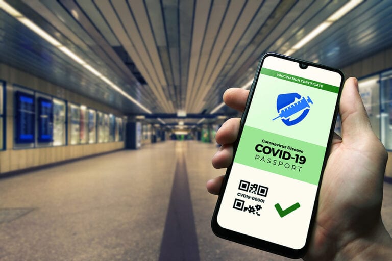 Biden working with private contractor to develop covid-19 passport system, report - photo licensed by shore news network.