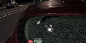 Cars shot at in portland