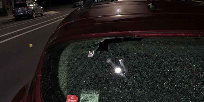 Cars shot at in Portland