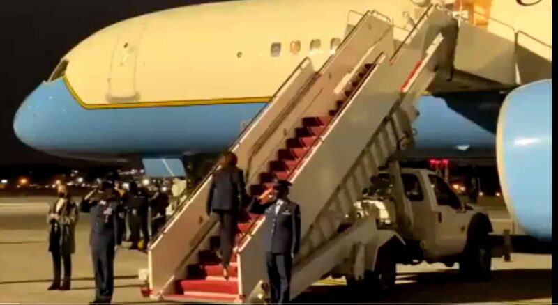 No, Harris Does Not Have to Salute, But Common Courtesy is Welcomed