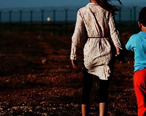 Stock Photo: Children at Border