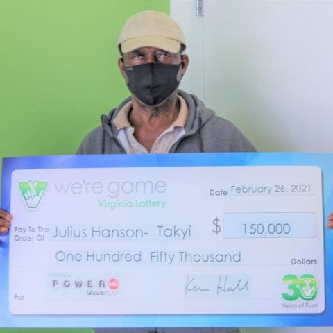 Lorton man wins $150k powerball drawing on his birthday - photo licensed by shore news network.