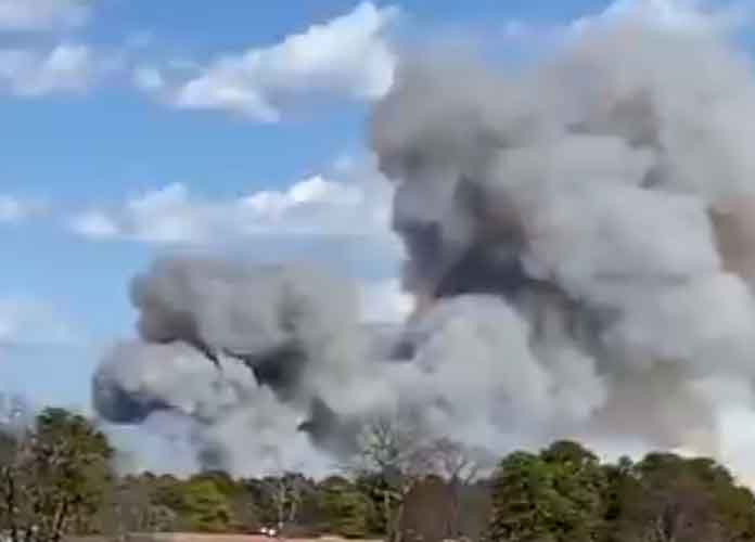 Lakewood Fire Chief: Numerous structures caught fire as blaze heads to Brick