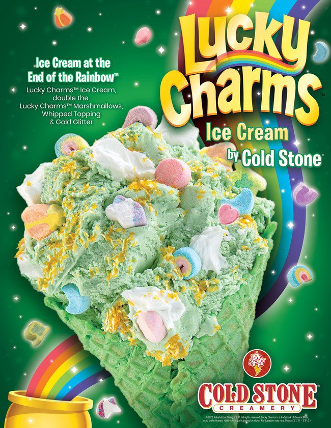 Lucky Charms just got even more Irish at Cold Stone Creamery for a limited time