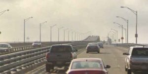 Seaside bridge closed during crash between elderly woman and street sweeper