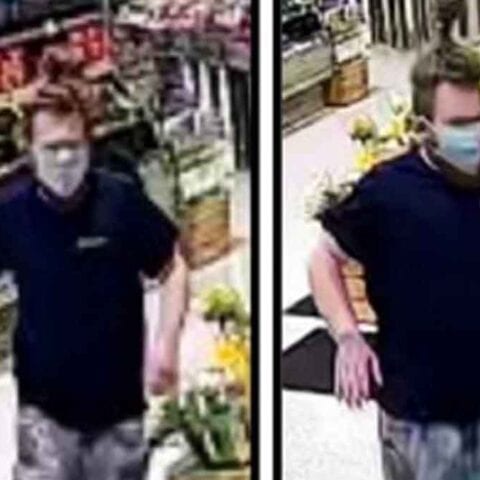 Publix peeping tom wearing marines t-shirt sought by port st. Lucie police - photo licensed by shore news network.