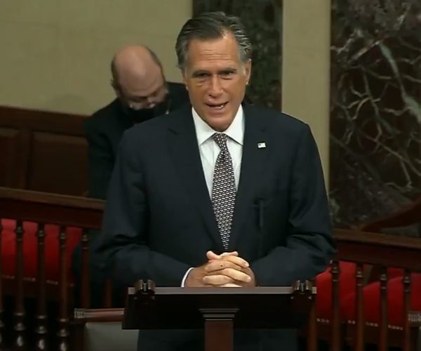 Mitt Romney votes against stimulus citing too much wasteful spending