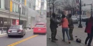 Teen girls carjack kill UberEats driver then crash car caught on video