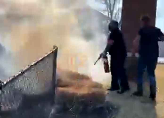 Lakewood fire jumps Route 70, threatening Marketplace at Brick, Lake Riviera