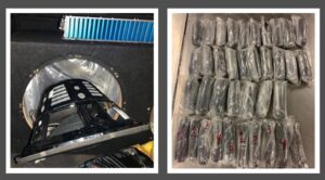 Police find 32 pounds of meth hidden in car speaker box