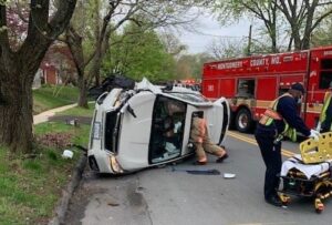 Rockville 70-year-old extricated after crash