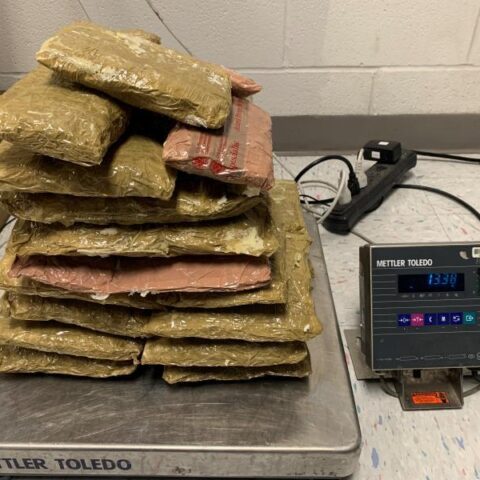 Border mule carrying $820k in meth in '74 chevy cheyenne into u. S. Caught - photo licensed by shore news network.
